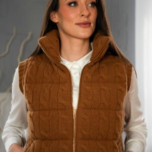 BEZRĘKAWNIK DAMSKI , DZIANY