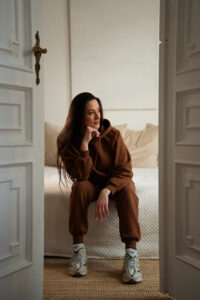 Bluza sportowa Kolor Brązowy